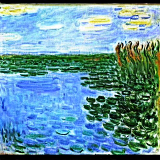 Claude Monet Inspired Painting