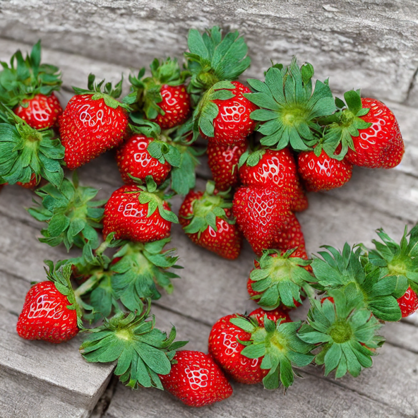 big juicy strawberries