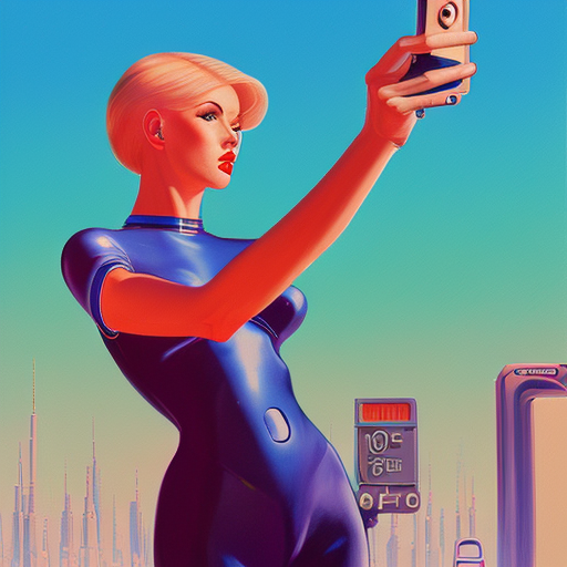 woman taking a selfie for Instagram